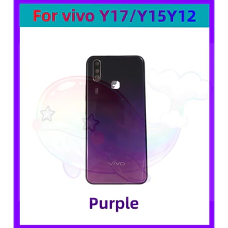 ฝาหลัง ( Back Cover ）vivo Y17 / Y15 / Y12 （ แถมปุ่มสวิตช์นอก + เลนส์กล้อง )