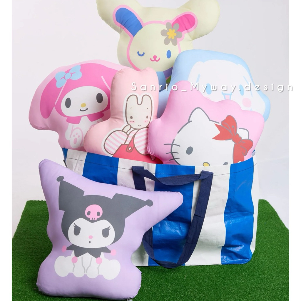 ตุ๊กตา หมอนอิง Sanrio Cooling Dcut Bloom ของแท้