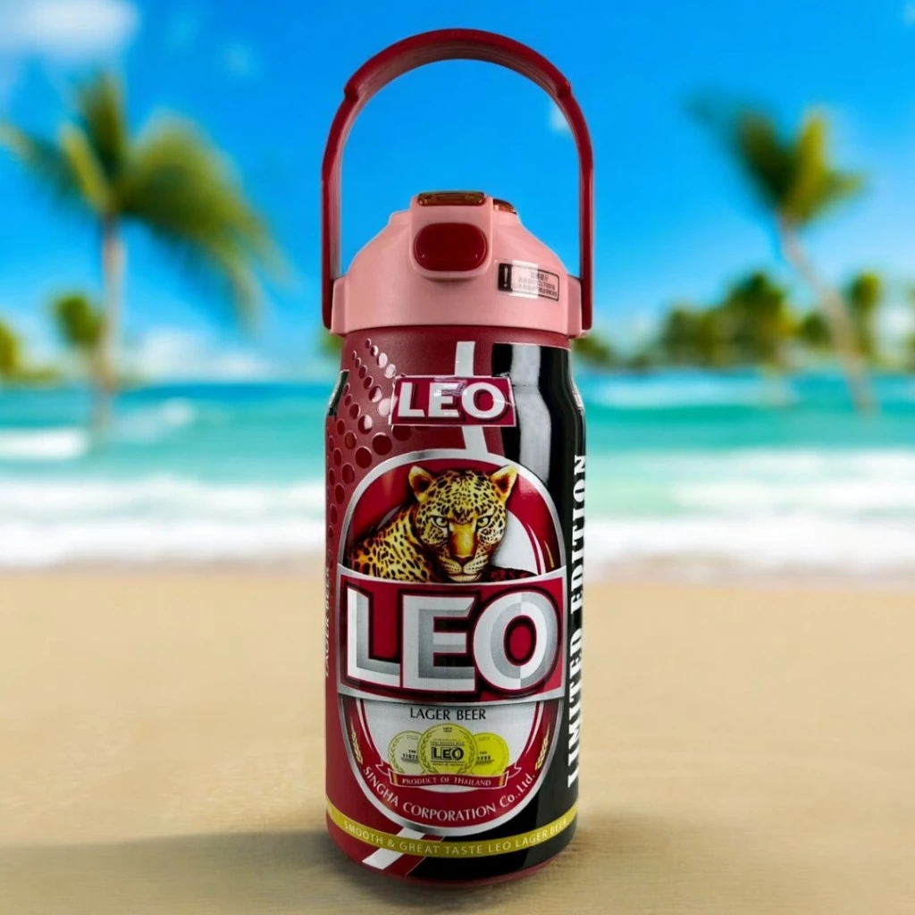 กระบอกน้ำเก็บความเย็น ขนาด1500 ml ใหญ่จุใจ มาพร้อมหูหิ้ว2ช่องดื่ม เก็บความเย็น 8-16 ชั่วโมง  สแตนเลส304 พร้อมส่ง thumbnail 8