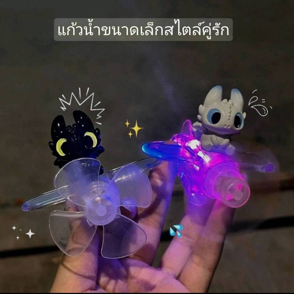 เครื่องบินมินิชั่นด้วยพลังลมสุดน่ารัก สำหรับตกแต่งรถ Car ด้วยไฟ LED สีสดใส สวยงามและมีสไตล์ รุ่น:H11