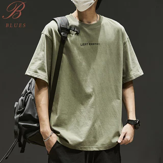 B BLUES รุ่นโคตรนุ่ม (สีใหม่) นุ่มตั้งแต่กำเนิด ยืดแต่ไม่ย้วย ยับยากไม่ต้องรีด เสื้อยืดคอกลม ผ้า cotton แท้ 100%