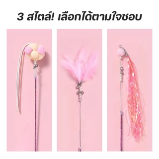 Cat Teaser ของเล่นแมว ไม้ตกแมว ไม้ล่อแมว ที่ล่อแมว ของเล่นที่ดีที่สุดสำหรับการเล่นกับแมว