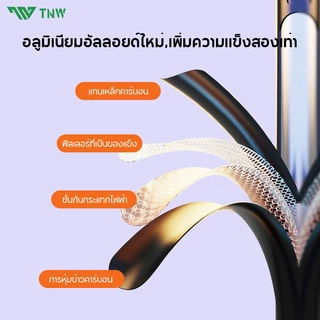TNW S30 ไม้เซลฟี่ พร้อมรีโมทบลูทูธ กันกระแทก 1.8 ม. ขาตั้งกล้อง หมุนได้ 360° ไม้เซลฟี่ไร้สาย ไฟ LED ไม้เซลฟี่แบบพกพา
