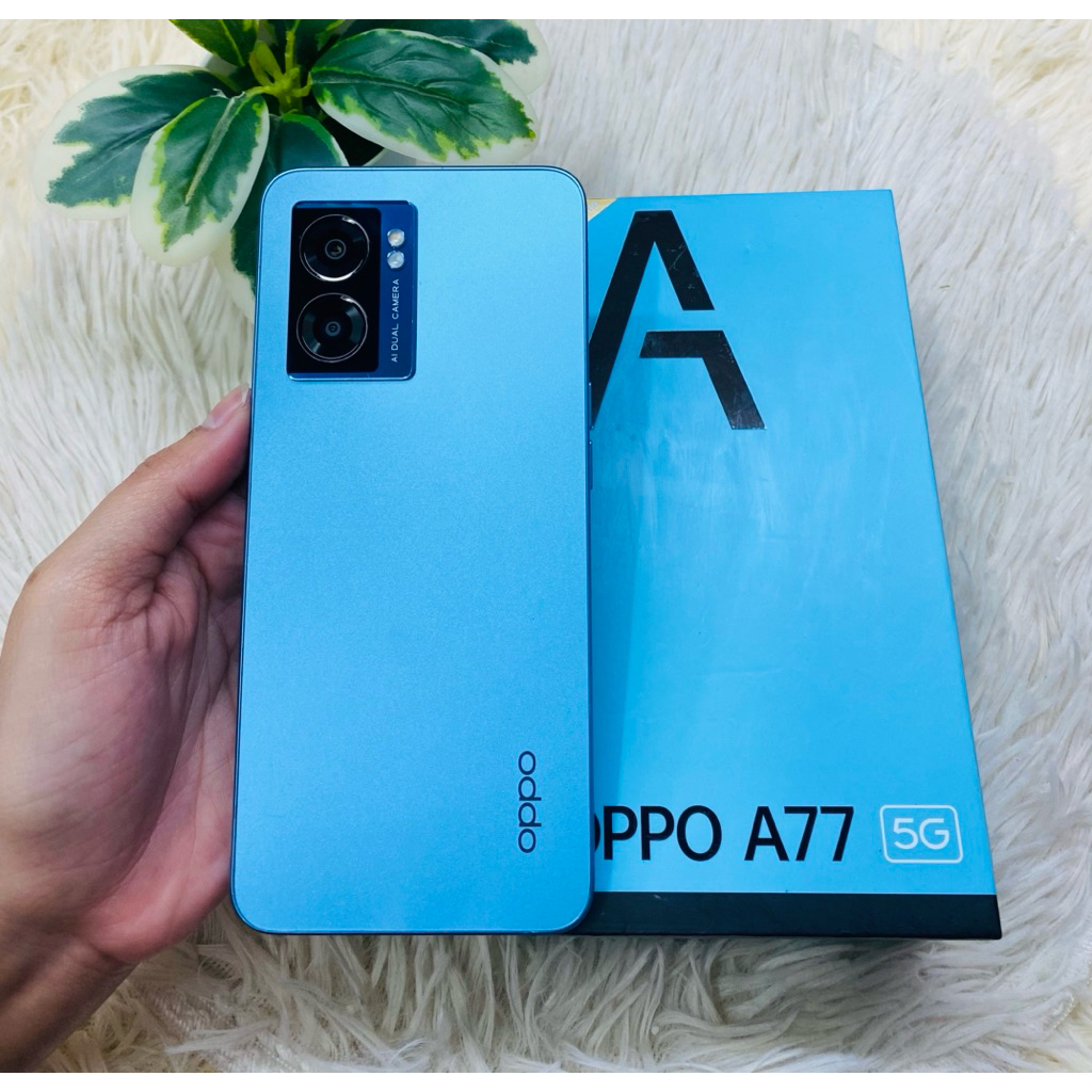 OPPO A77 5G (Ram6GB/Rom128GB)เครื่องมือสองสภาพสวยใหม่สินค้าพร้อมจัดส่งมีประกันร้าน