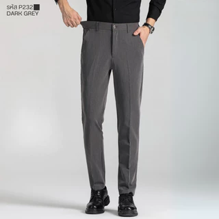 PISK Cool Flex Pants กางเกงผู้ชาย ผ้ายืด 4 ทิศทาง เอวยืดใส่สบายทั้งวัน ผ้าสะท้อนน้ำ ระบายอากาศดี ใส่ทำงานได้