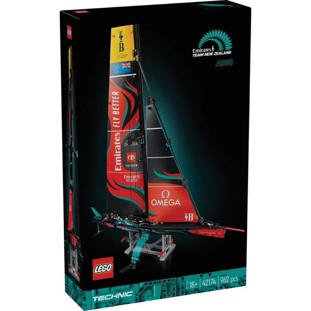 Lego 42174 Emirates Team New Zealand AC75 Yacht เลโก้ ของใหม่ ของแท้ 100%