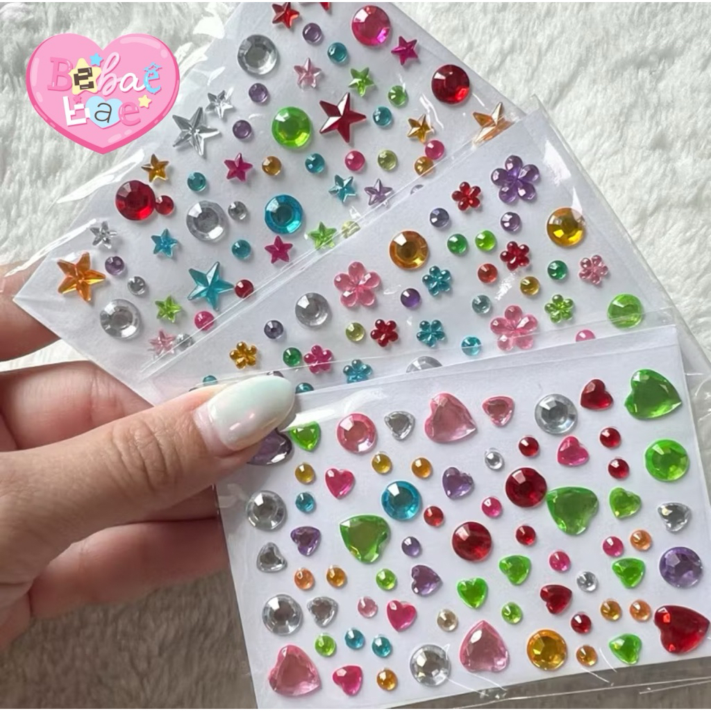 crystal sticker สติ๊กเกอร์คริสตัล สติ๊กเกอร์เพชร✨