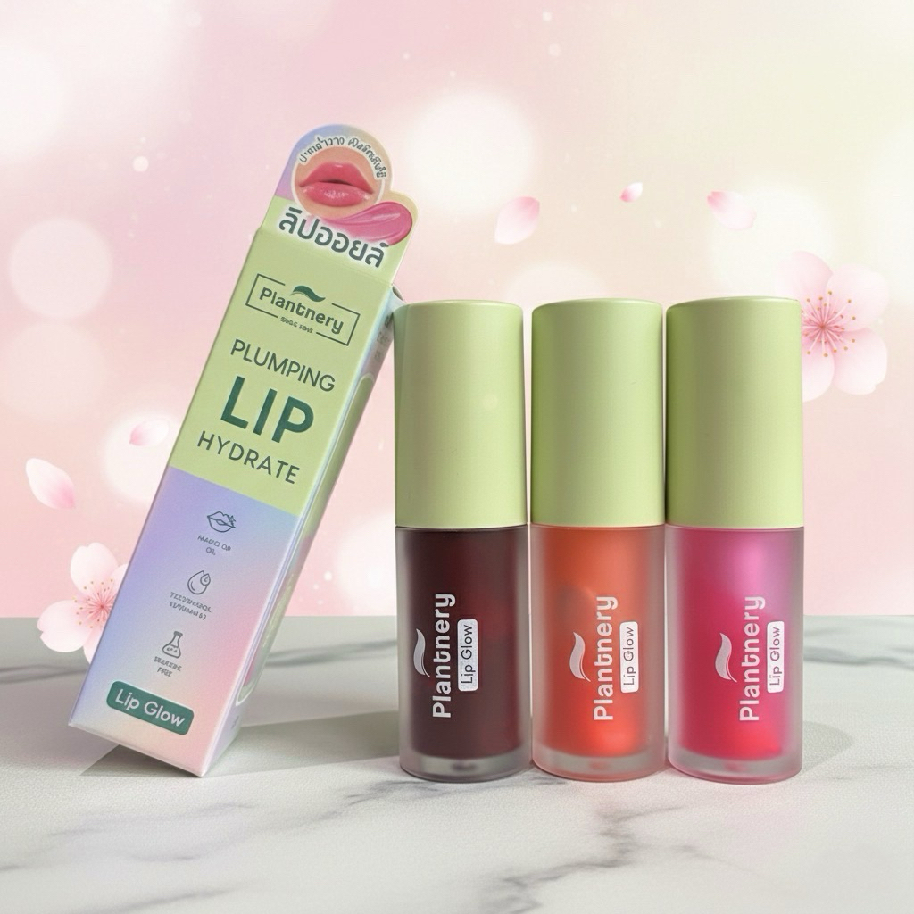 Plantnery Plumping Lip Hydrate 3 g ลิปออยล์ให้ความชุ่มชื้นแก่ริมฝีปาก