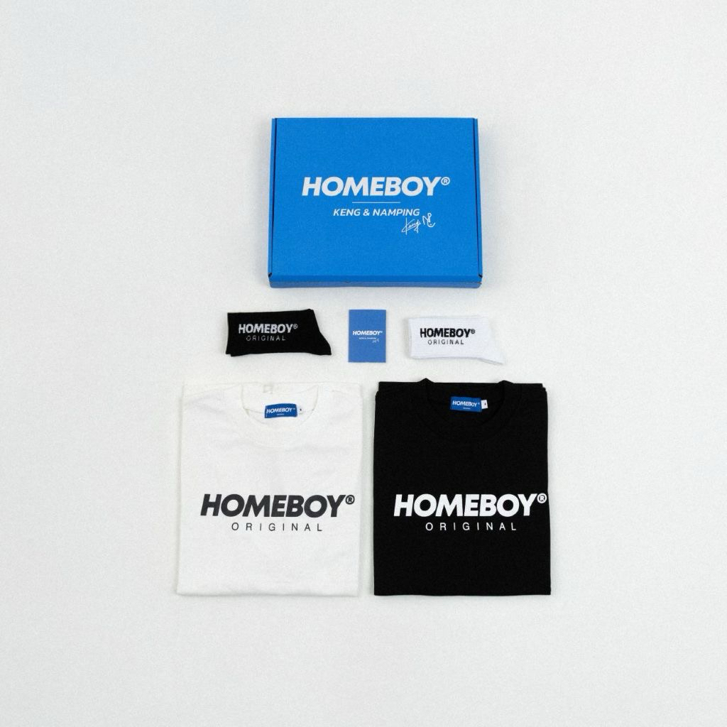 [พร้อมส่ง กทม]New ของใหม่ Homeboy Original สี ดำและขาว