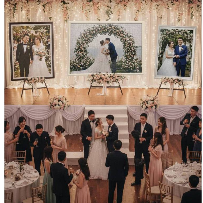 กรอบรูป 70x50cm. 75x50cm. 80x55cm และ 85x60cm.กรอบรูปจิ๊กซอว์ กรอบรูปติดผนัง ติดได้ทั้งแนวตั้งและแนว