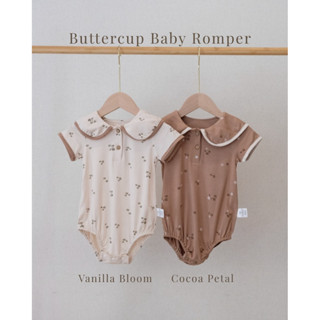 พร้อมส่ง🧸 รอมเปอร์เด็กขากุด บอดี้สูท ผ้านิ่มมาก Buttercup Ba…