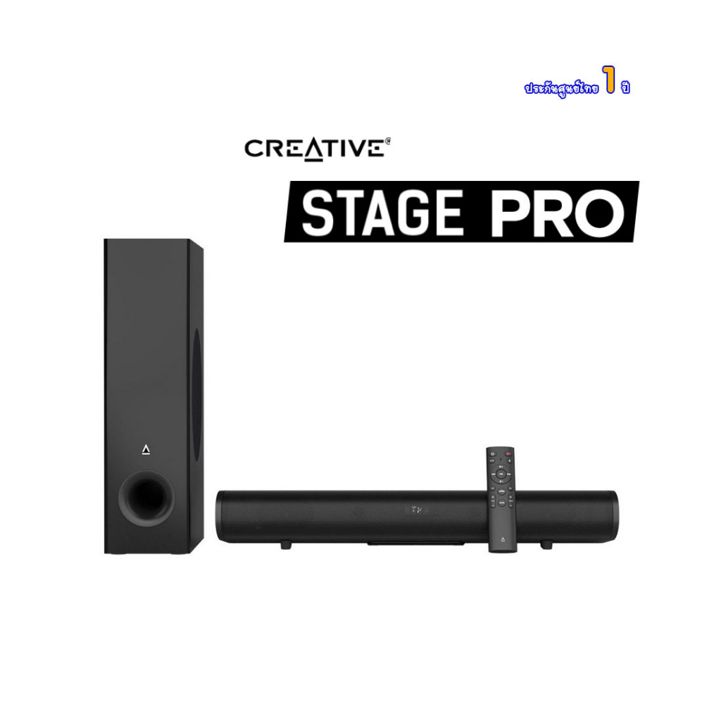 CREATIVE SPEAKER STAGE Pro Bluetooth Sound Bar 2.1 Speaker + Subwoofer