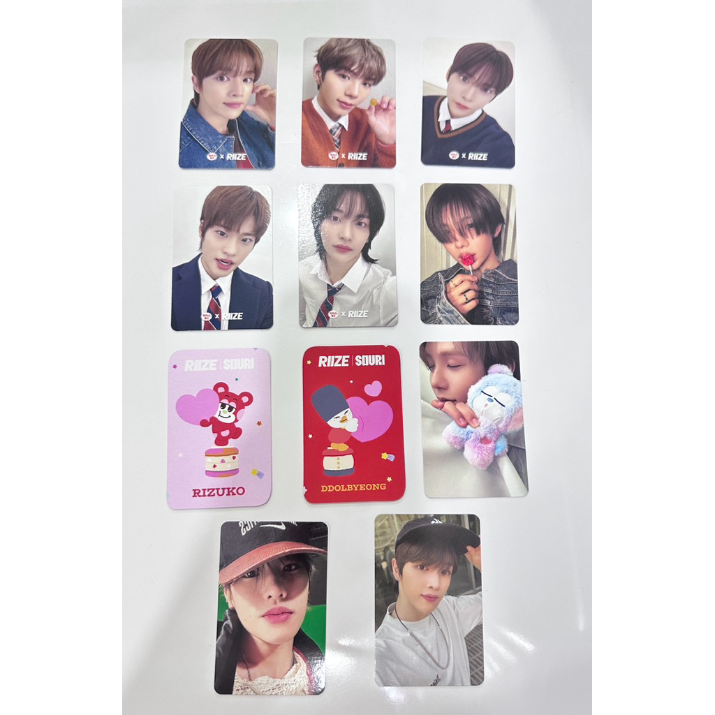 การ์ด riize x Bacchus jelly, SOURI, Odyssey โฟโต้การ์ด ของแท้100% ได้เองทุกอัน!! *ซื้อผ่านx:@rosie_l