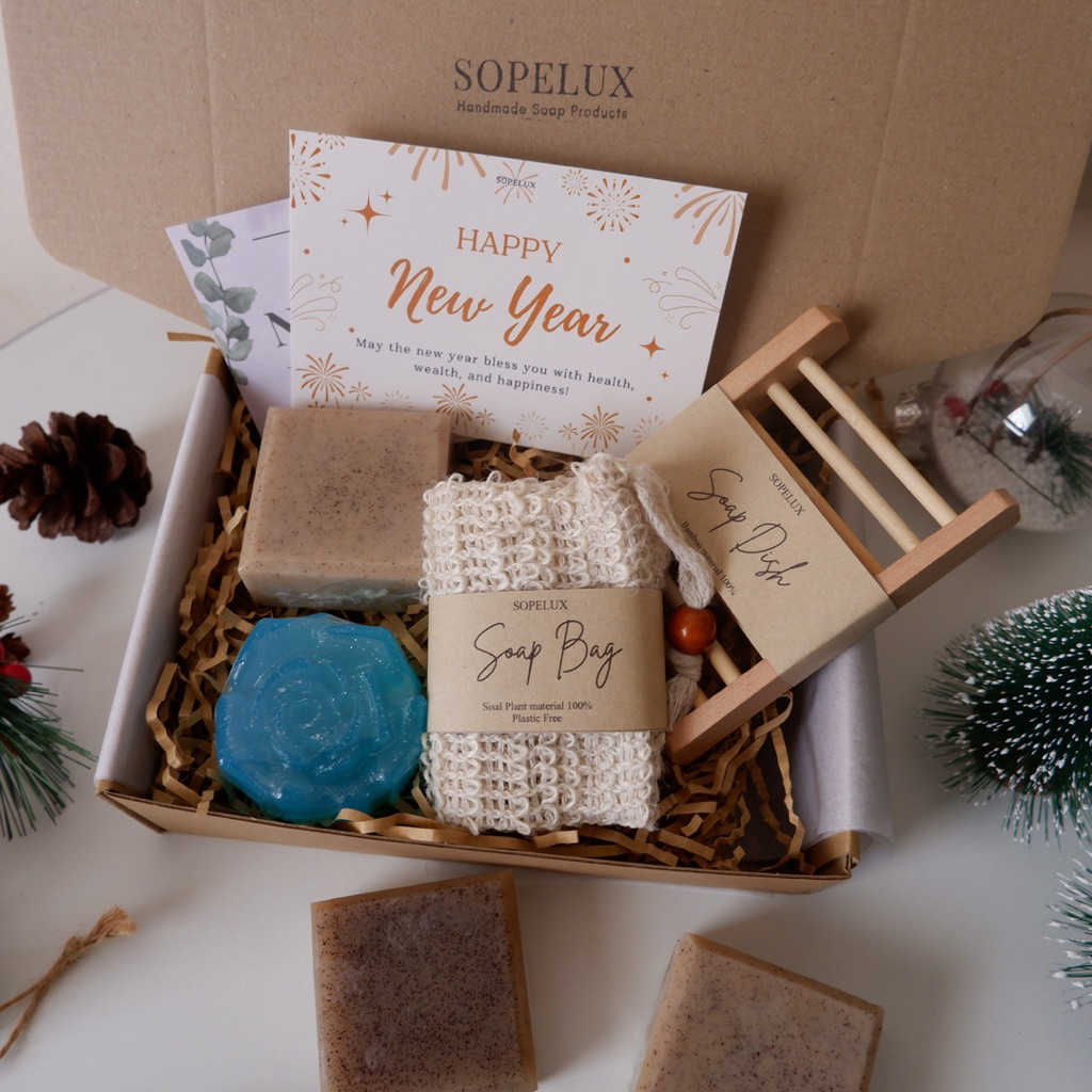 (พร้อมส่ง 🎁) ของขวัญปีใหม่ สบู่กลีเซอรีน Gift/ Christmas gift