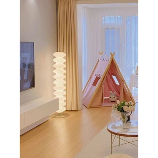 🎀LED IKEA โคมไฟตาข่ายแดง🎀นอร์ดิก ฟุ่มเฟือย โคมไฟพื้น ห้องนอน ห้องนั่งเล่น ตกแต่งเดนมาร์ก 🚚จัดส่งจากไทย🚚TZR