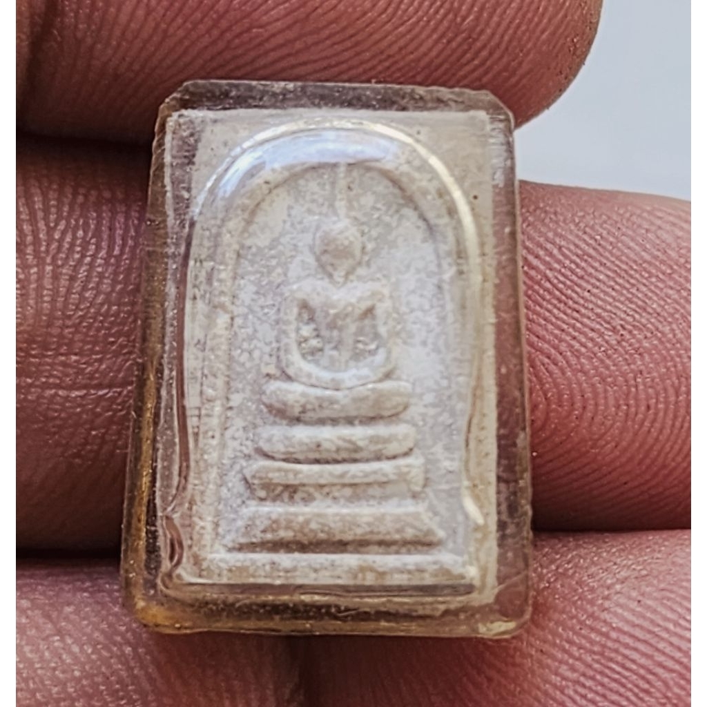 สมเด็จหลวงพ่อแพหลังยันต์ตรีนิสิงเห พิมพ์คะแนน ปี2512 เนื้อผงเกษร วัดพิกุลทอง (หลวงปู่โต๊ะ ปลุกเสก) เ