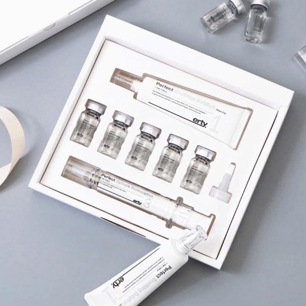ERTY Perfection Toning Treatment Kit++ ชุดดูแลผิวครบชุด – ฟื้นฟูผิวอย่างเข้มข้นและปรับผิวให้กระจ่างใ