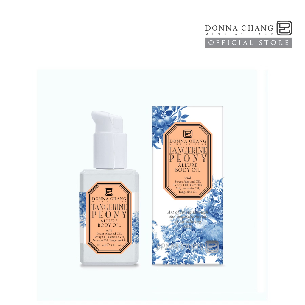 DONNA CHANG Tangerine Peony Allure Body Oil 100 ml ดอนน่า แชง แทงเจอรีน พีโอนี อัลลัวร์ บอดี้ ออยล์ ผลิตภัณฑ์บำรุงผิวกาย
