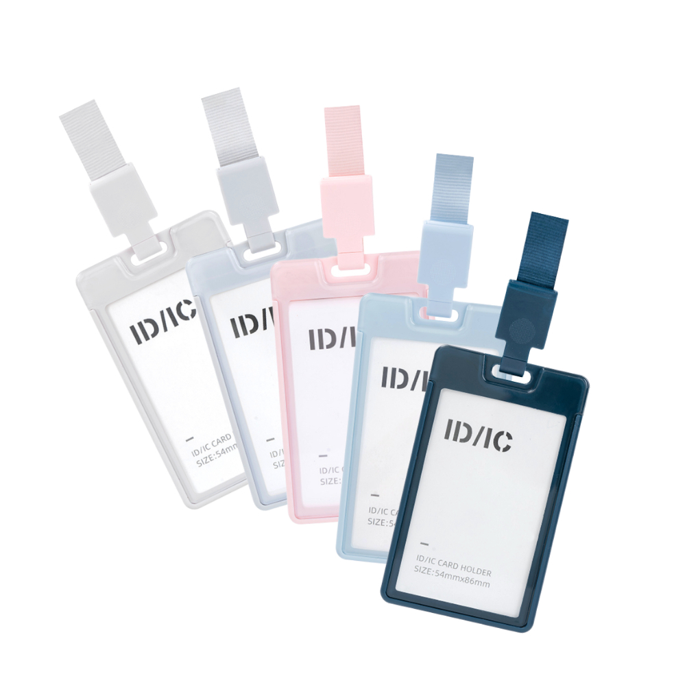 Deli ชุดที่ใส่บัตร พร้อมสายห้อยคอ 5 สีให้เลือก No.PZ32