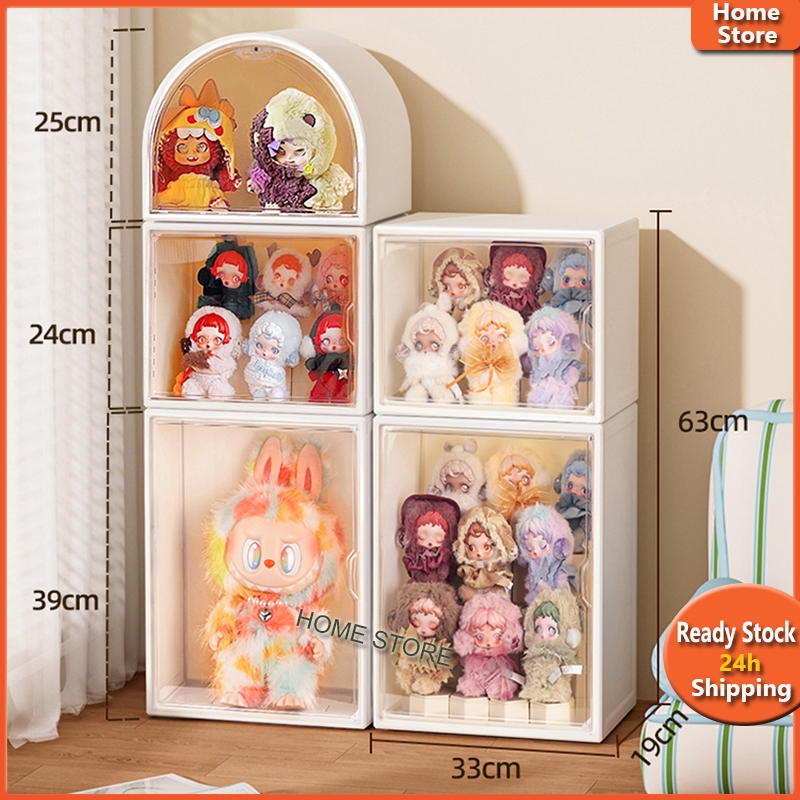 DIYตู้ใส่โมเดล กล่องเก็บโมเดล Art Toy ที่โชว์โมเดล ของสะสม กันฝุ่น ตู้โชว์ตุ๊กตา ราคา ถูกที่สุด โปรบีเคเค แกลเลอรีภาพที่ 8