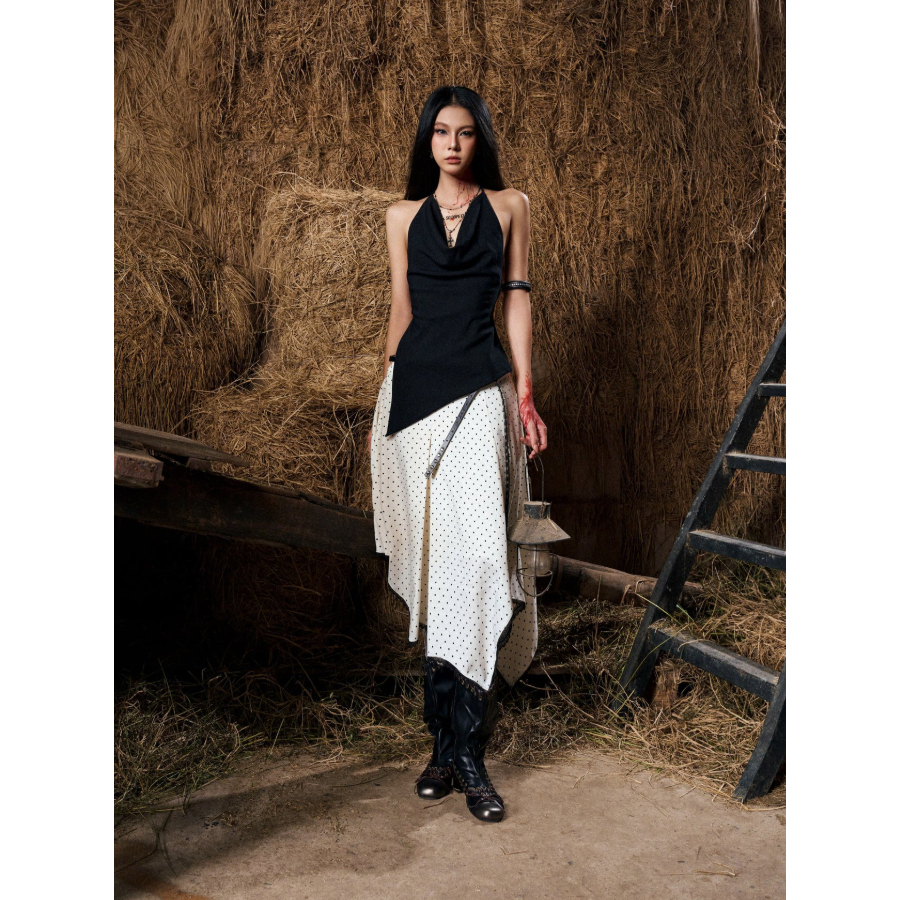 (พร้อมส่งในไทย) Tove in black Top - So Dope Club