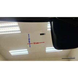 แผ่นฟิล์มใสกันรอยกล้องรถยนต์ ขนาด 8×10 CM