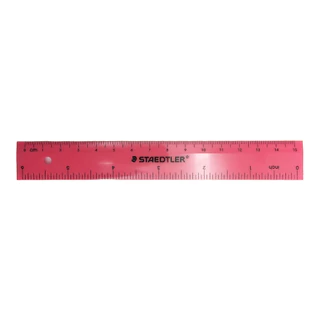 ไม้บรรทัด 15cm(สีใส),15cm(สีอื่น),30cm(สีใส) ยี่ห้อ Staedtler 1 อัน