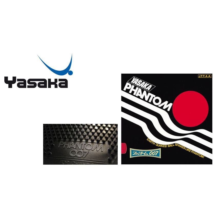 ยางปิงปอง Yasaka Phantom 007 ของแท้ เม็ดยาวไม่มีฟองน้ำ สำหรับเกมรับ ราคา ถูกที่สุด ดีลบีเคเค แกลเลอรีภาพที่ 3