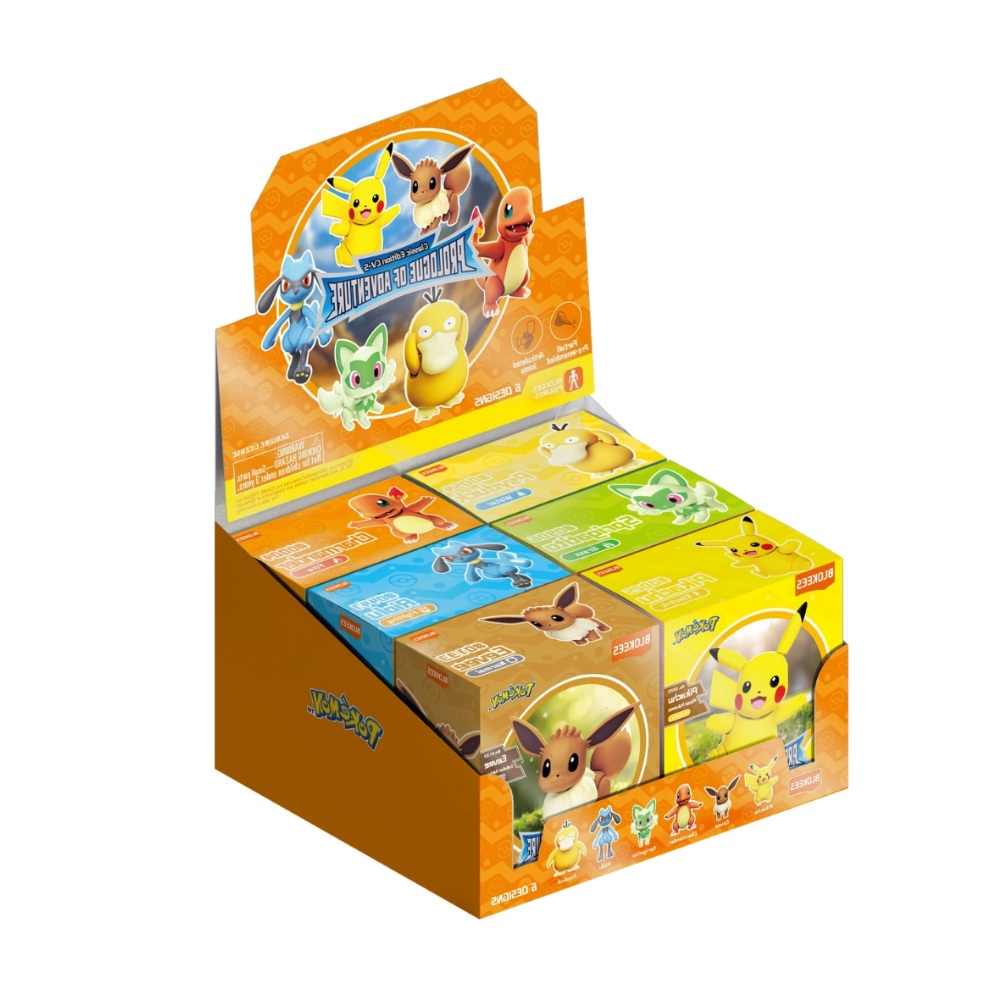 Blokees Figures - Pokémon ASSORTMENT PDQ 74013 - Pokémon Classic Edition CV-S - Prologue of Adventur