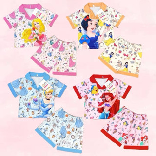 YY131 ชุดนอนเด็กผู้หญิง น่ารัก คอปก ผ้านิ่ม ยืดหยุ่นสูง ลายก…