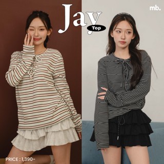 Jay Top เสื้อแขนยาวผูกโบว์