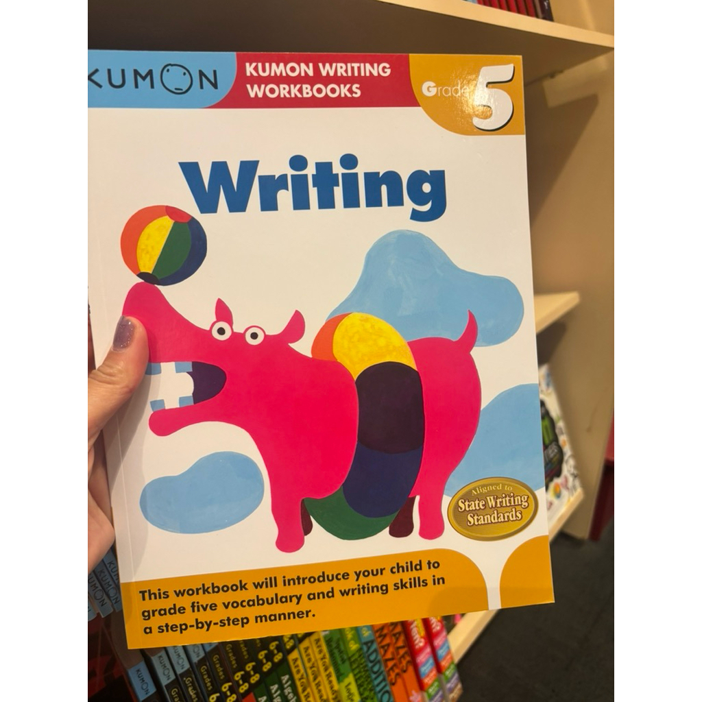 หนังสือเรียน writing  KuMon grade5 และ grade6 จากต่างประเทศ