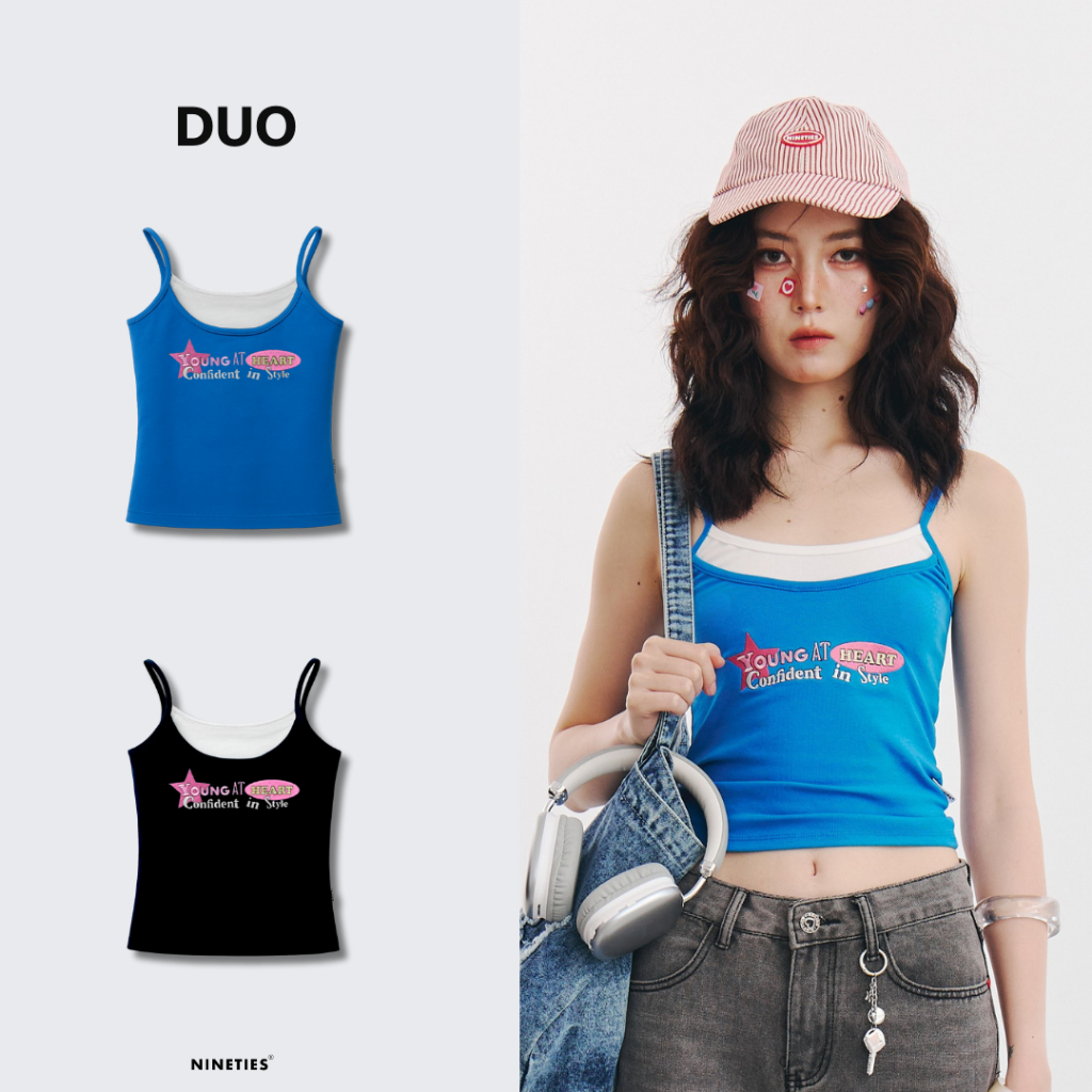 Nineties Design : Jean Collection Tank Top เสื้อสายเดี่ยว รุ่น Duo