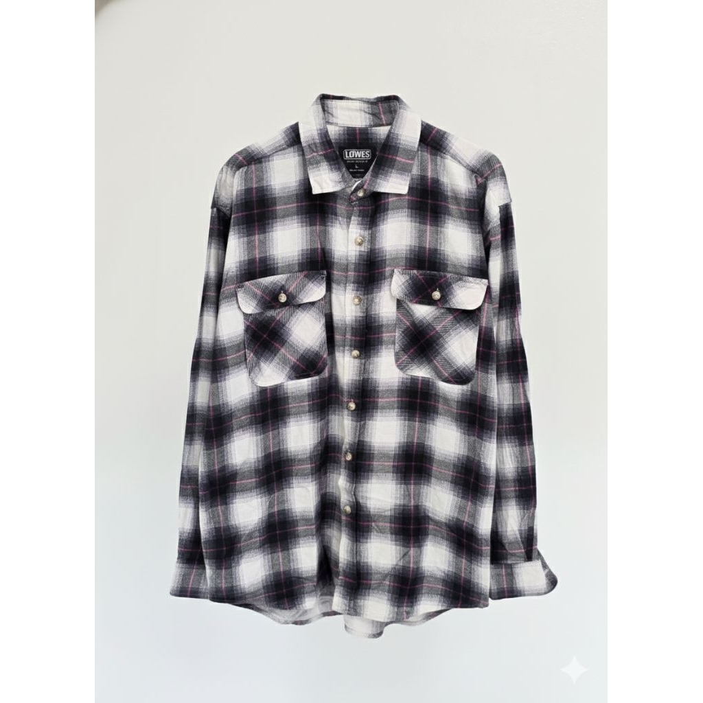 LOWES australia เสื้อเชิ๊ตลายสก๊อต