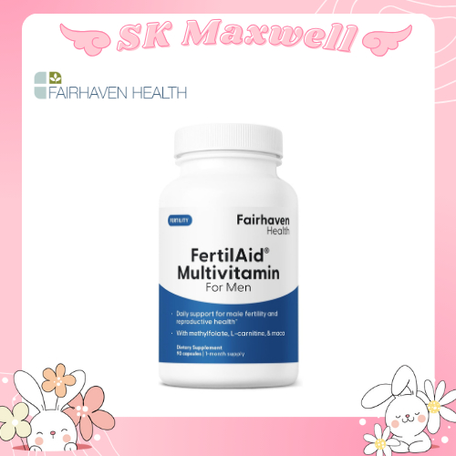 ของแท้!!FertilAid for Men: Male Fertility Supplement for Sperm Count, Motility, and Morphology