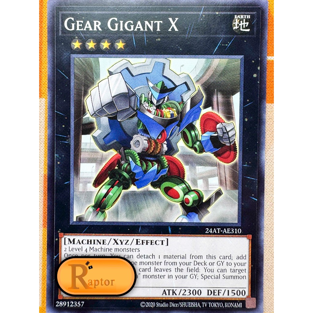 24AT-AE310 : Gear Gigant X [Common] (Yu-Gi-Oh! Asia English : ลิขสิทธิ์แท้) - [RaptorzCards]