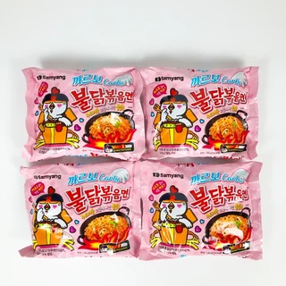 บูลดักคาร์โบนาร่า Samyang 불닭볶음면 까르보 Buldak Carbo Hot Chicken รสคาร์โบนาร่า มาม่าเผ็ดเกาหลี