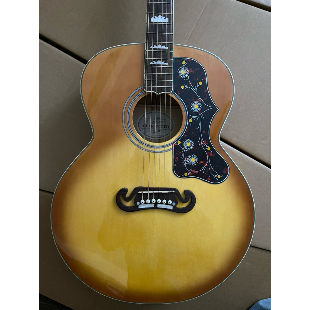 กีต้าร์โปร่ง Gibson J200 42นิ้ว งานพรีเมี่ยม Jumbo 42นิ้ว Acoustic Guitar Gibson J200 42 inch ( พร้อ