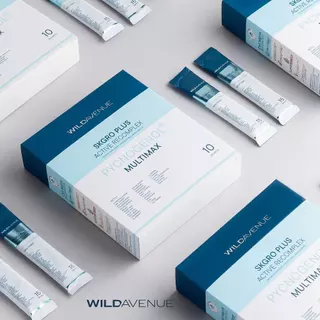[ส่งด่วน] WILD AVENUE SKGRO PLUS RECOMPLEX (1 กล่อง 10 ซอง) ฟื้นฟูและบำรุงผิวจากภายใน ให้เปล่งประกายออร่า