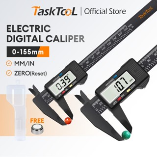 TASKTOOL เวอร์เนียร์ ดิจิตอล 1.7 นิ้ว ความแม่นยำสูง 0-150mm …