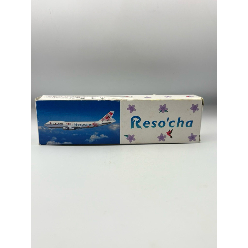 โมเดลเครื่องบิน JAL Reso'cha Boeing 747 Plastic Rare