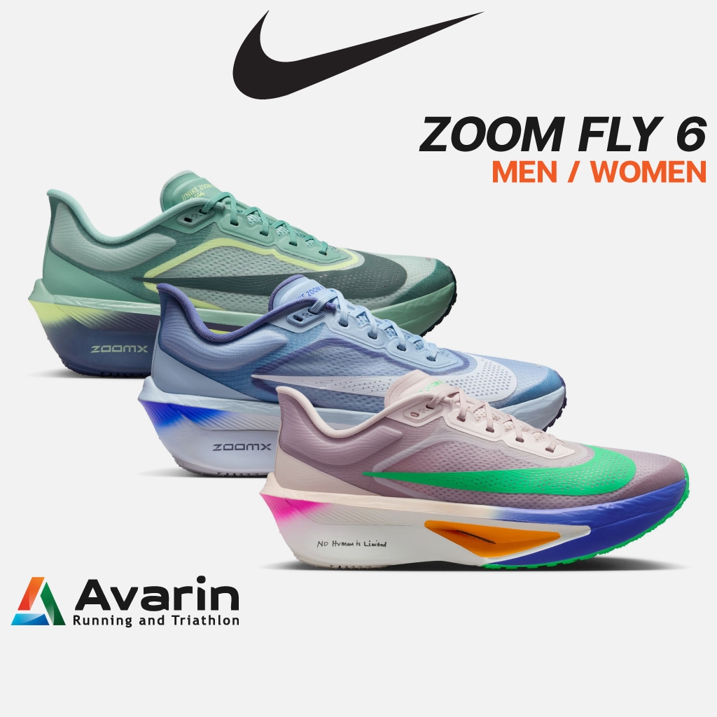 Nike Zoom Fly 6 [Men / Women] [ฟรี ตารางซ้อม] วิ่งเร็วกว่าเดิม เบากว่าเดิม พร้อม