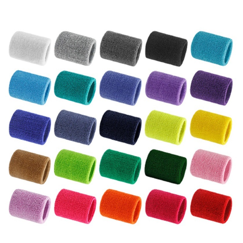 [ส่งเร็วไม่มีวันหยุด] ปลอกรัดข้อมือซับเหงื่อ สำหรับออกกำลังกาย