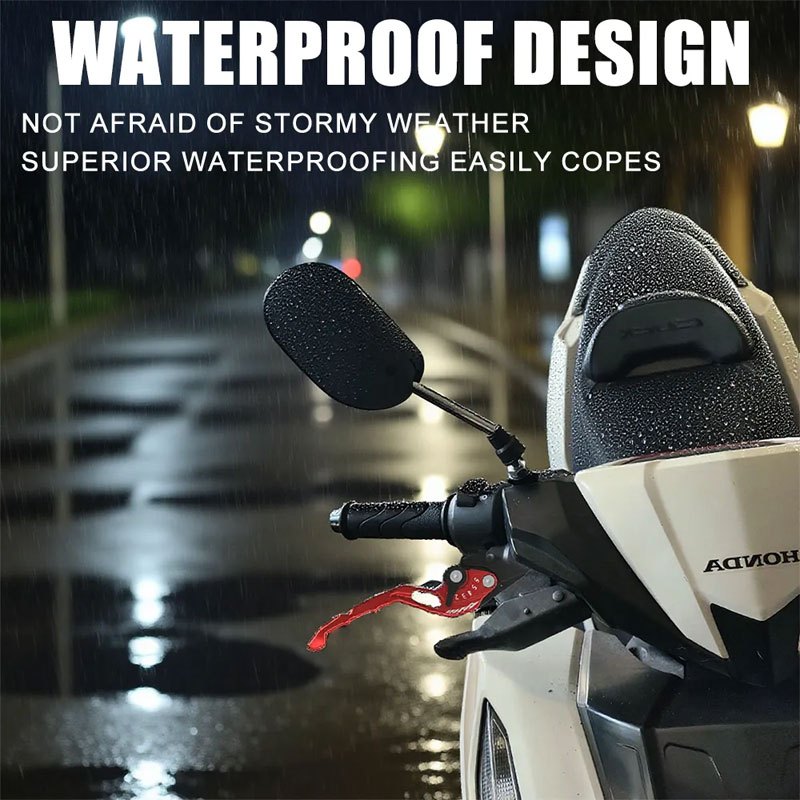 Click V2/V3 มือเบรกอลูมิเนียมสำหรับมอเตอร์ไซค์ อุปกรณ์ติดตั้งเพิ่มเติม มือจับมอเตอร์ไซค์ กันออกซิเดชันไม่หายสี มีหล - รูปที่ 3