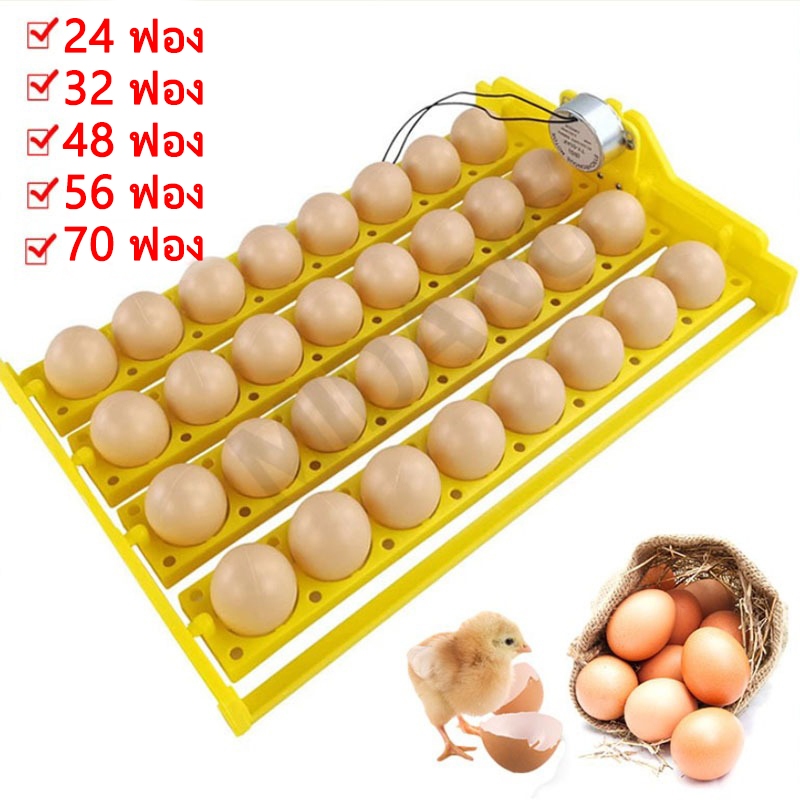 ถาดฟักไข่ 24/32/48/56/70ฟอง รางฟักไข่ ฟักไข่ไก่ เป็ด นก นกกระทา ห่าน พร้อมมอเตอร์ พร้อมใช้งาน ส่งจากไทยภายใน 24 ชม