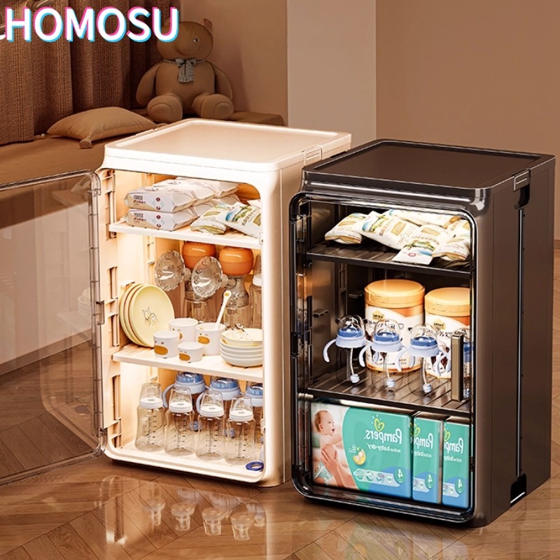 ส่งจากกทม💥HOMOSU ตู้เก็บของถ้วย ตู้วางแก้วกาแฟ ตู้เก็บของอเนกประสงค์ ที่วางแก้วน้ำกันฝุ่น แข็งแรงทนทาน ตู้โชว์ชุดน้ำชา