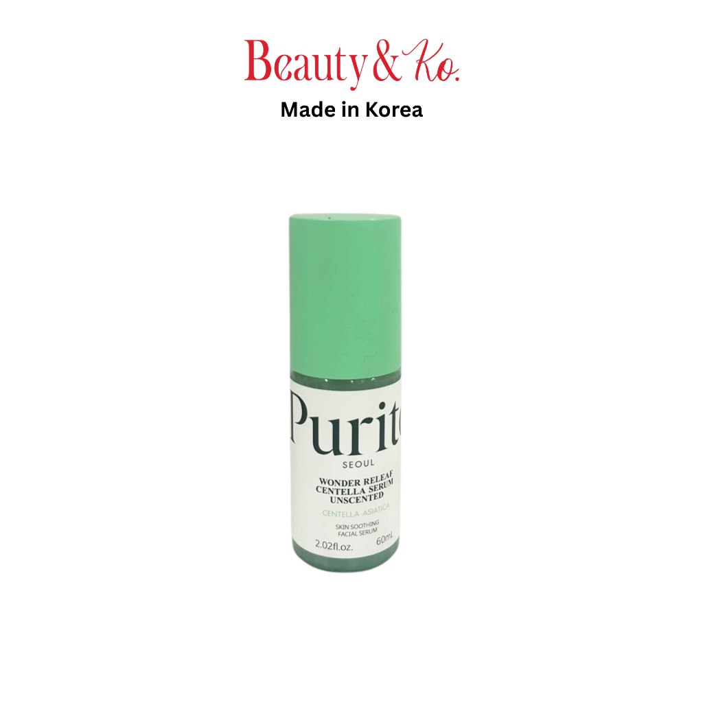 BeautyandKo PURITO WONDER RELEAF CENTELLA SERUM UNSCENTED เซรั่มช่วยปลอบประโลมผิวอย่างรวดเร็ว