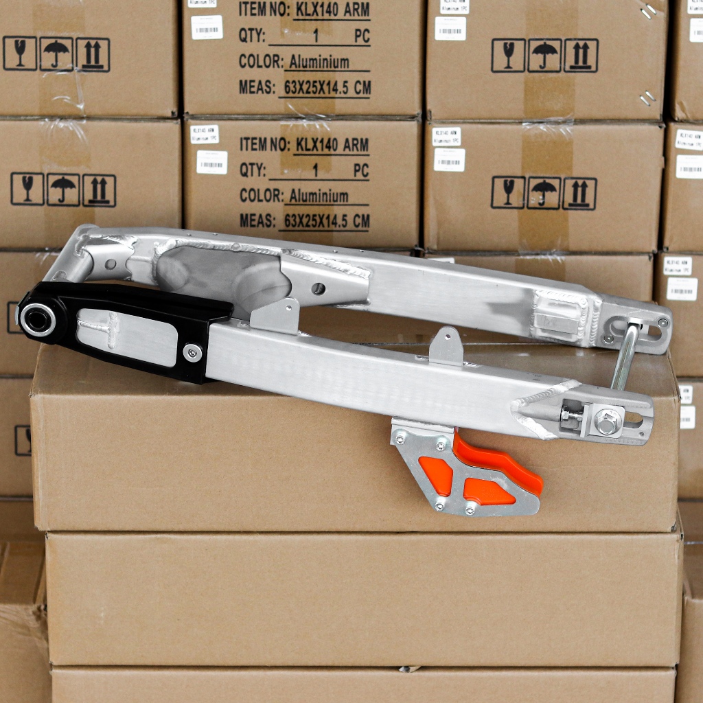 สวิงอาร์มแต่ง KLX125 140 150 อลูมิเนียมยาวกว่าเดิม 1.25/2 นิ้ว ตรงรุ่น ครบชุด