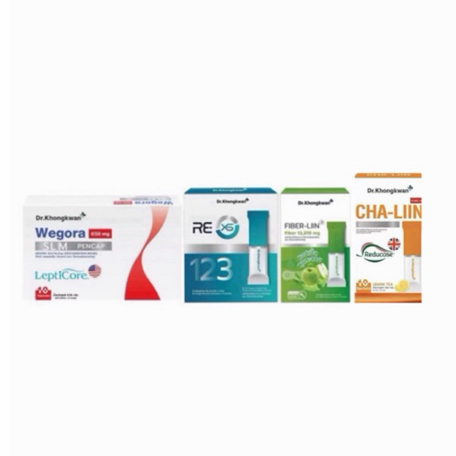 รีเอ็กซ์เอส REXS รีเซ็ตระบบร่างกาย & ‭ไฟเบอร์ลิน& แคป & ชาลีน FIBERLIIN Dr.Khongkwan หมอของขวัญ