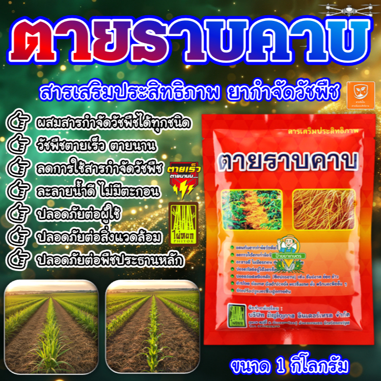 ตายราบคาบ ‼️1 กิโลกรัม‼️ สารเพิ่มฤทธิ์ฆ่าหญ้า สารเสริมยาฆ่าหญ้า สารเพิ่มประสิทธิภาพ คุมหญ้าได้นาน